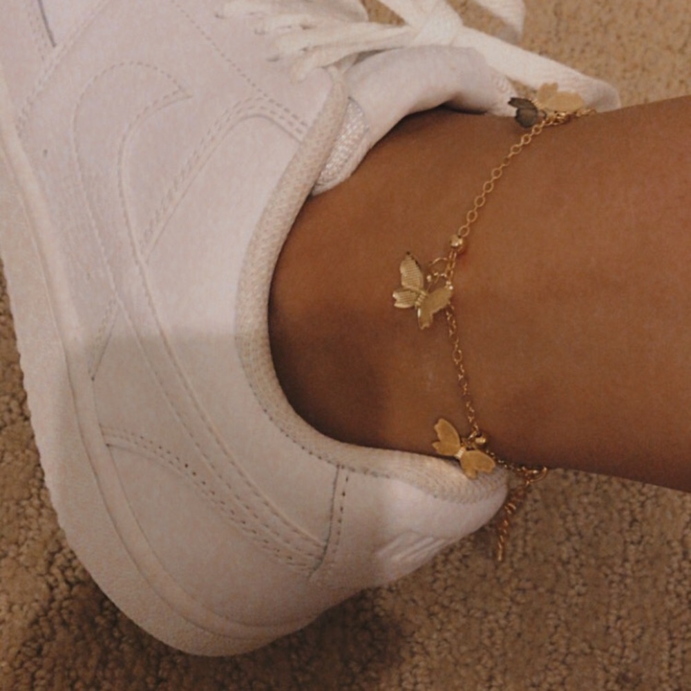 Butterfly anklet - Picture 3 of 3